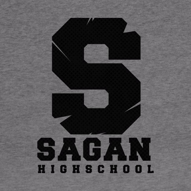 S Sagan Highschool Black by Aspita